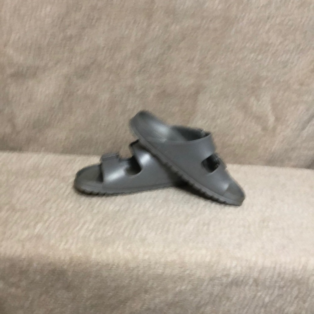 Silver Birkenstock Sandals 37 euro size